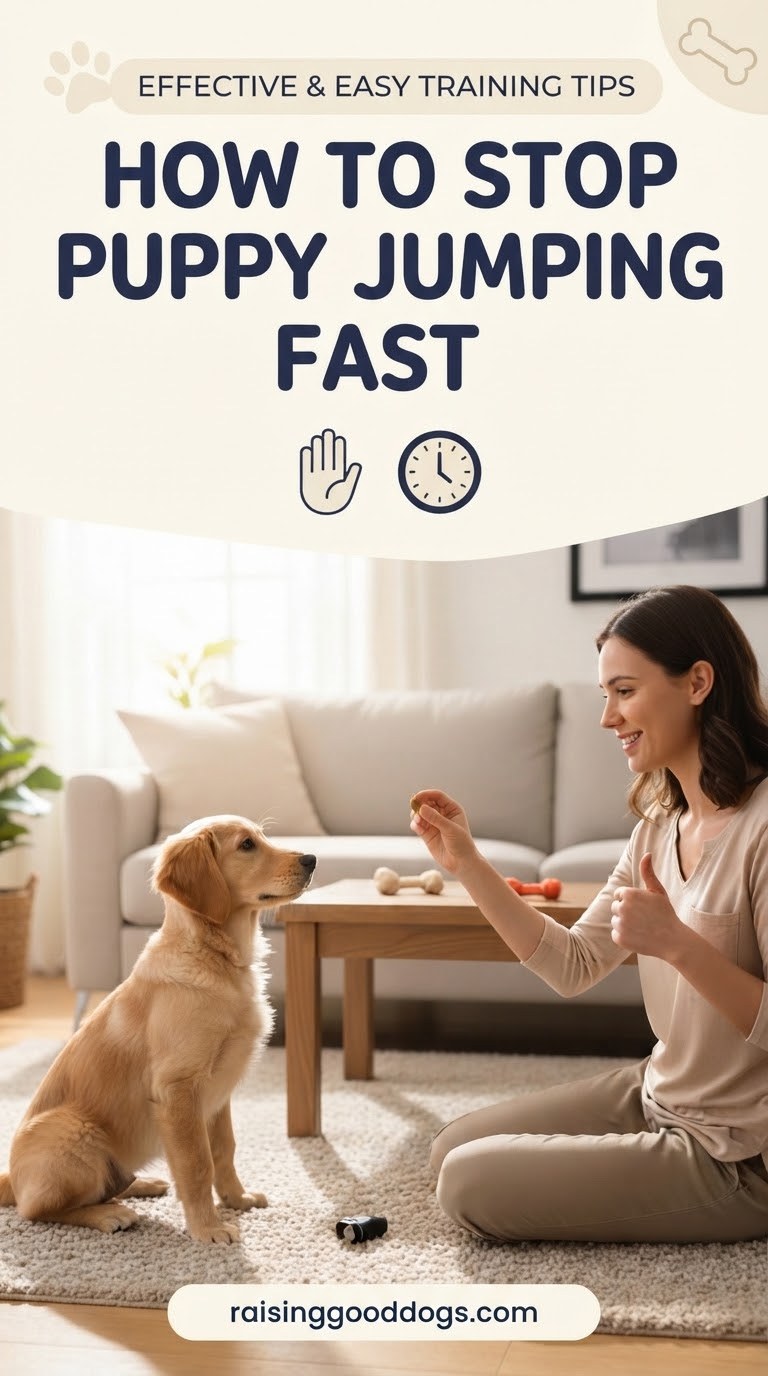 How to Stop Puppy Jumping Fast