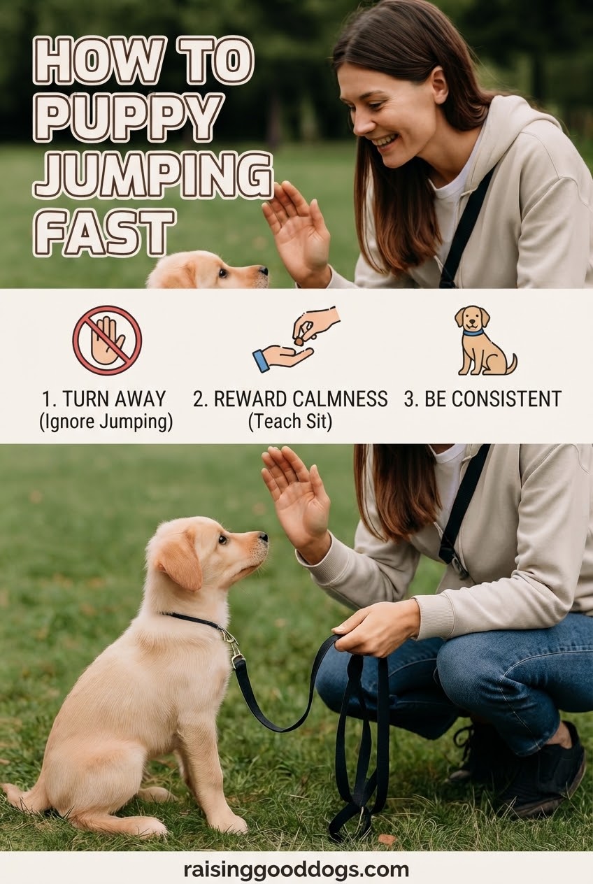 How To Stop Puppy Jumping Fast