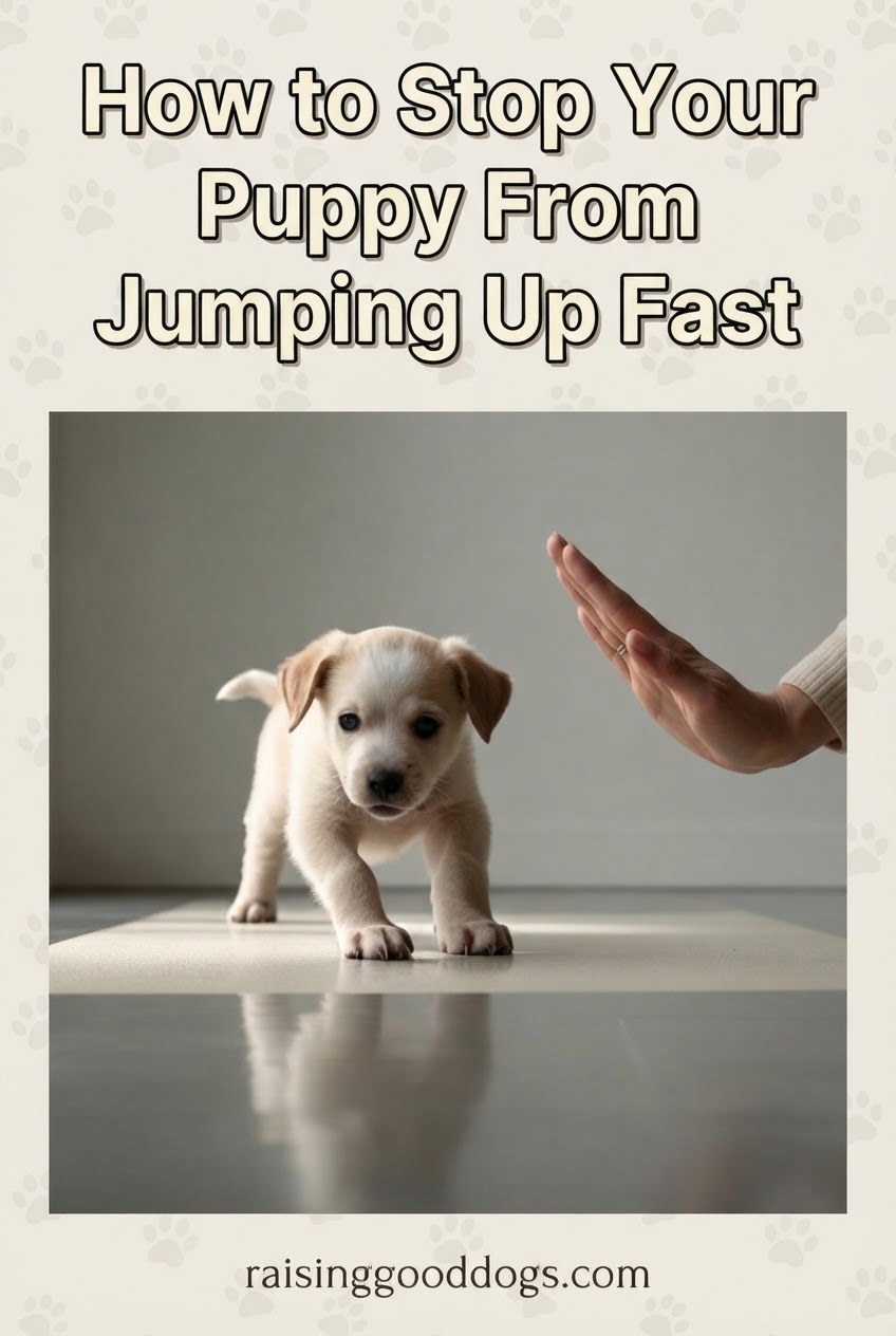 How to Stop Your Puppy From Jumping Up Fast