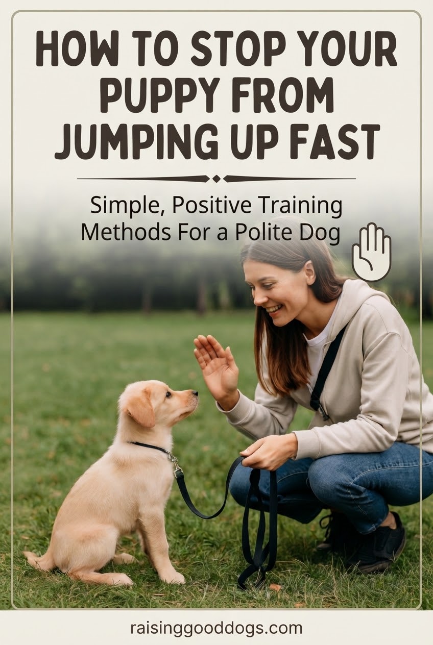 How to Stop Your Puppy From Jumping Up Fast