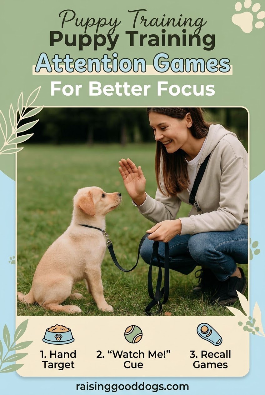 Puppy Training Attention Games for Better Focus