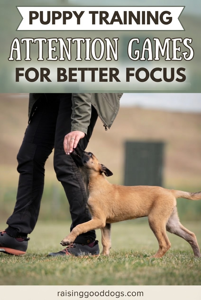Puppy Training Attention Games For Better Focus