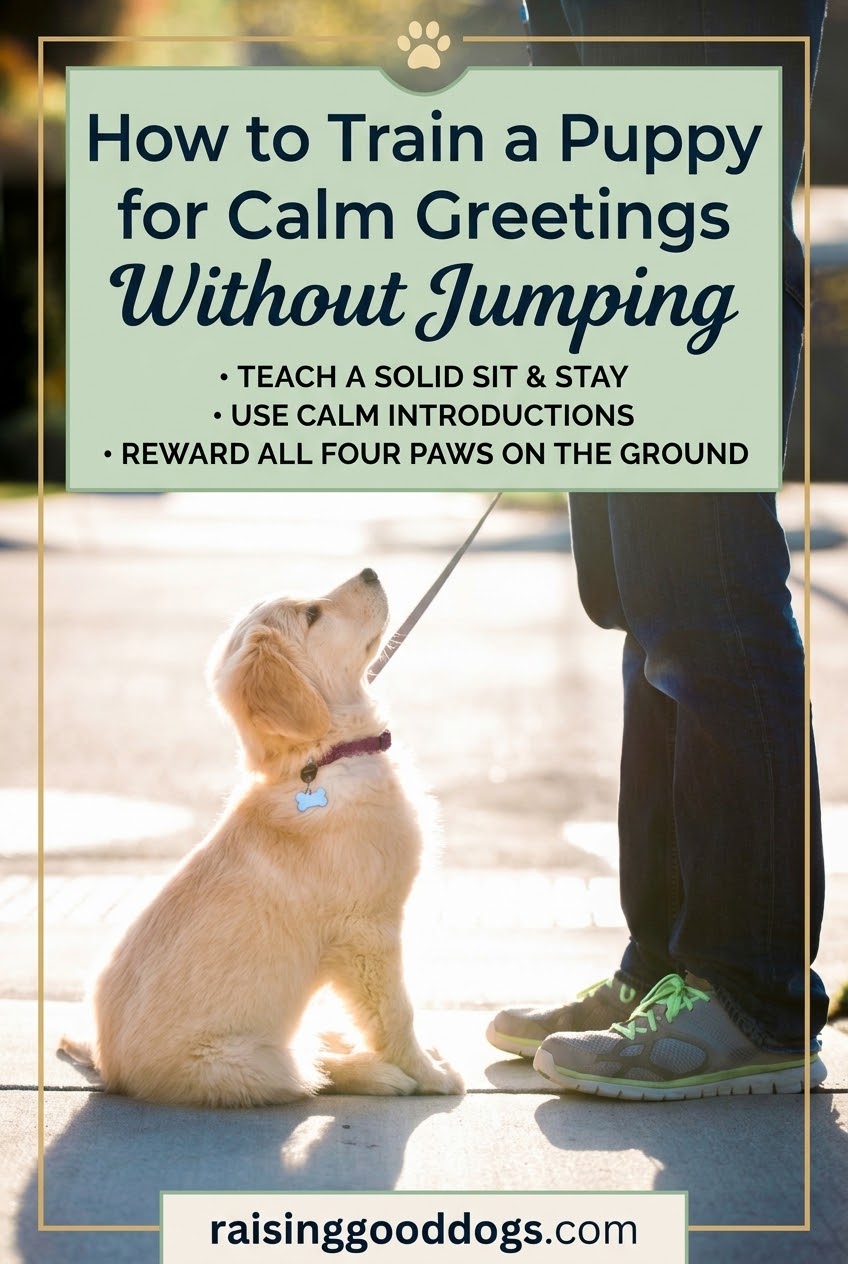 How to Train a Puppy for Calm Greetings Without Jumping