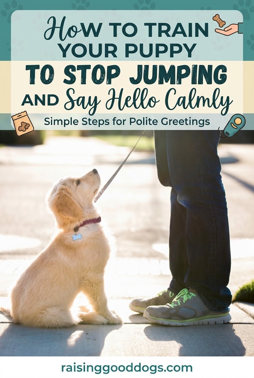 How to Train Your Puppy to Stop Jumping and Say Hello Calmly