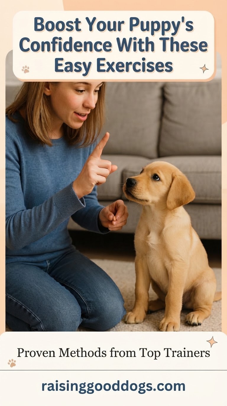 Boost Your Puppy's Confidence With These Easy Exercises