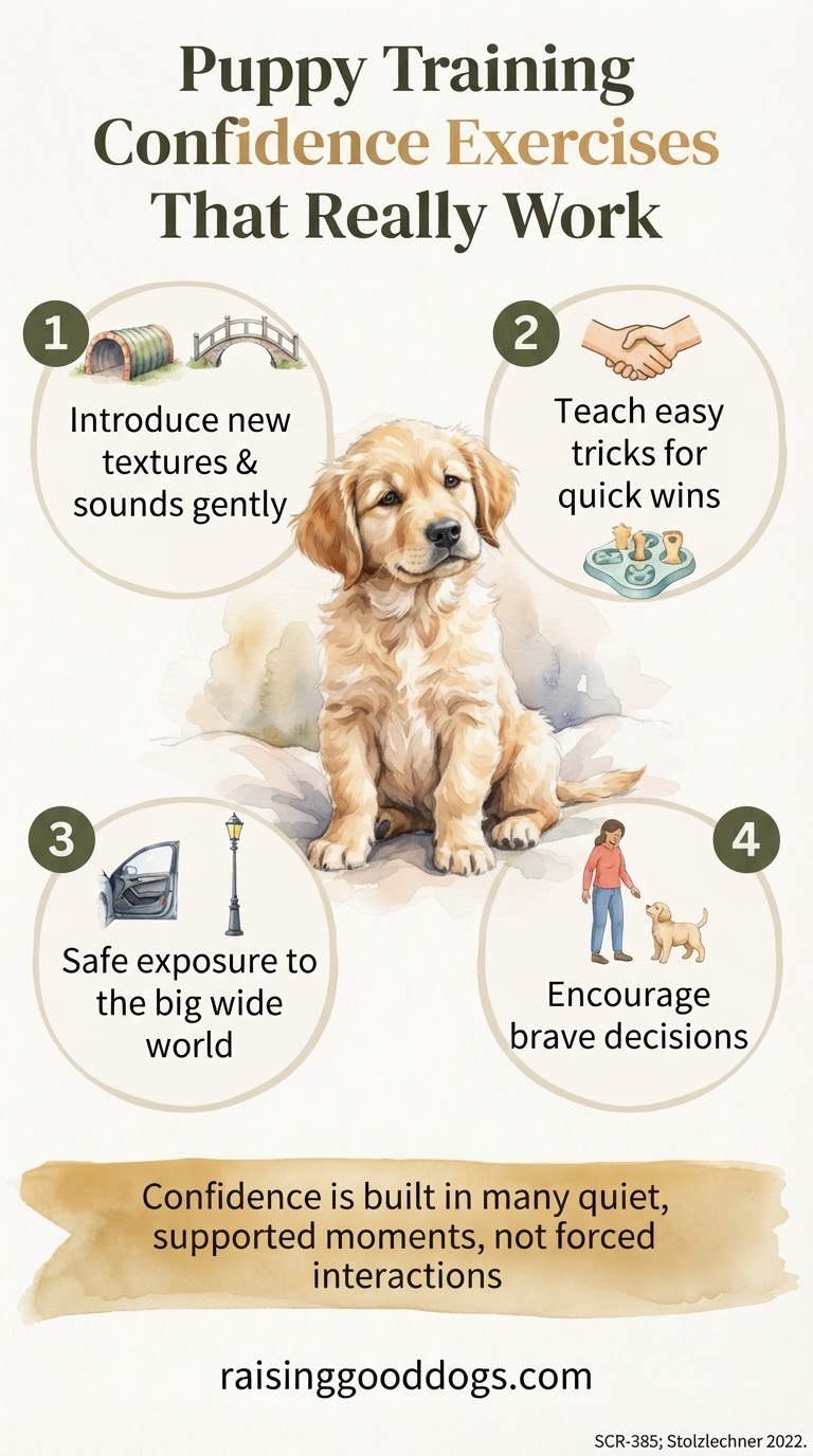Puppy Training Confidence Exercises That Really Work