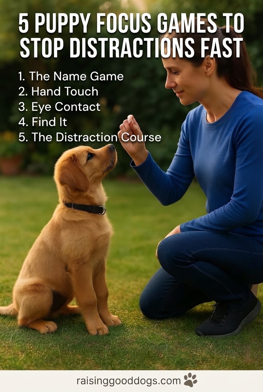 5 Puppy Focus Games to Stop Distractions Fast