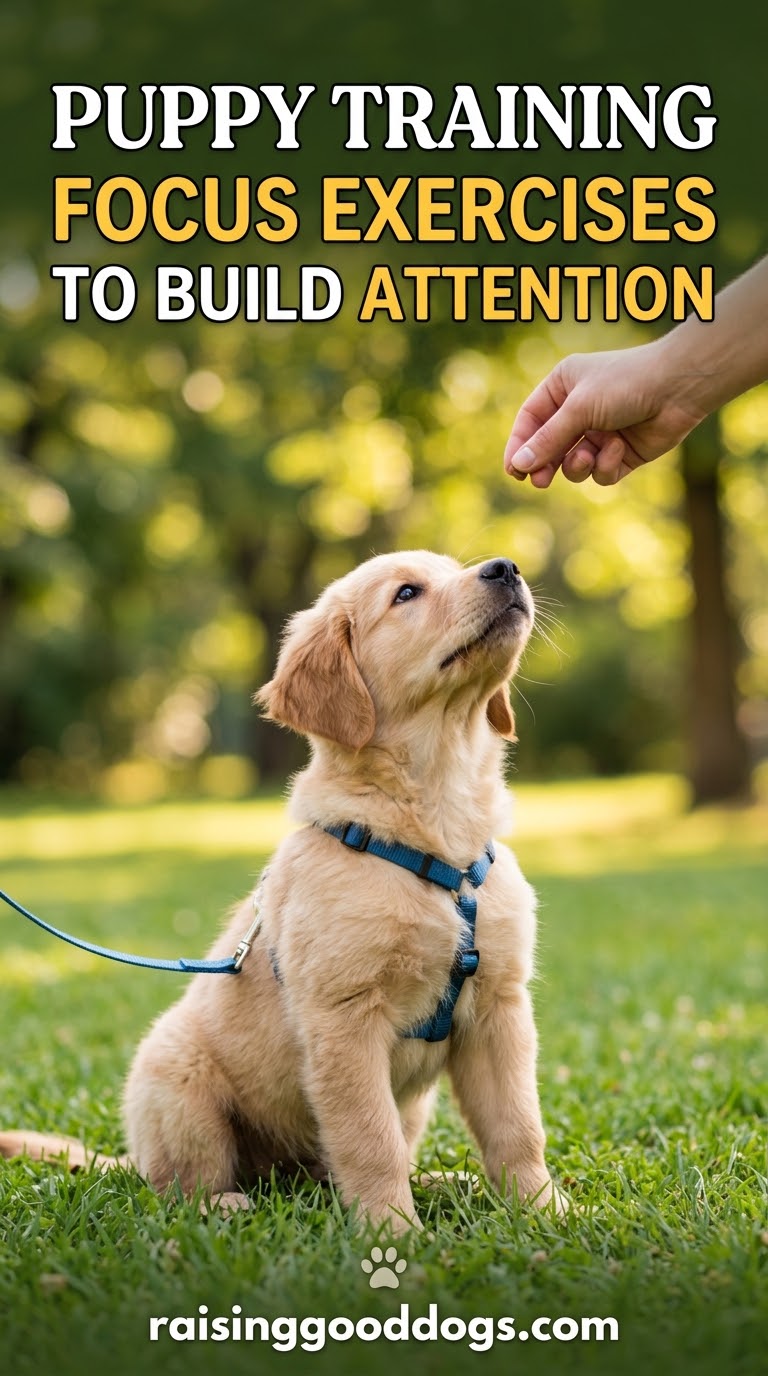 Puppy Training Focus Exercises To Build Attention