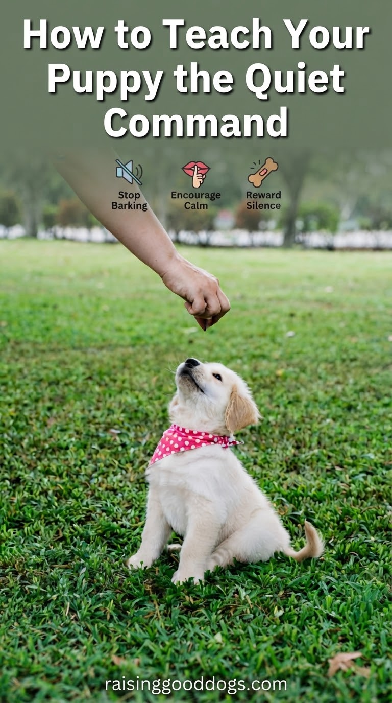 How to Teach Your Puppy the Quiet Command