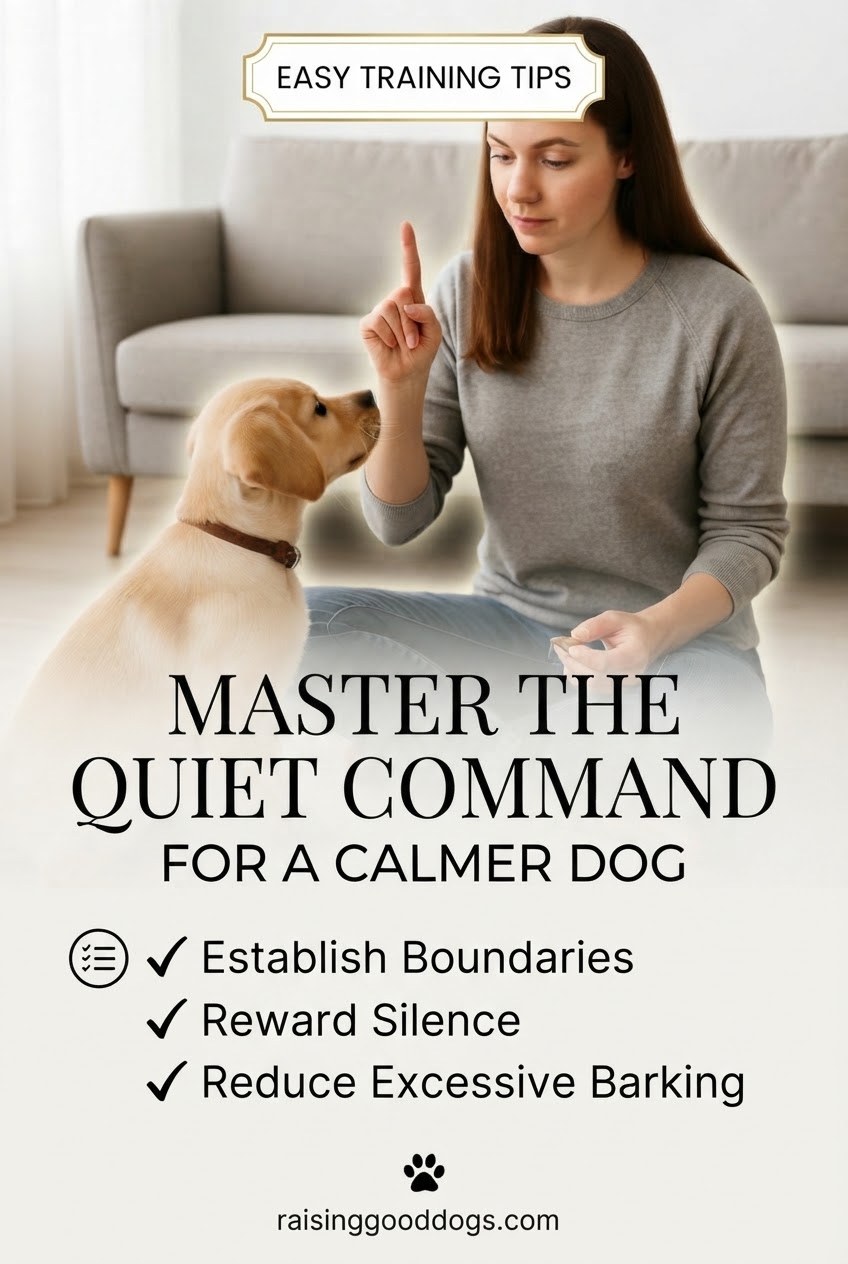 Master the Quiet Command for a Calmer Dog