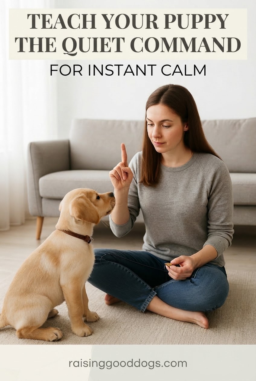 Teach Your Puppy the Quiet Command for Instant Calm