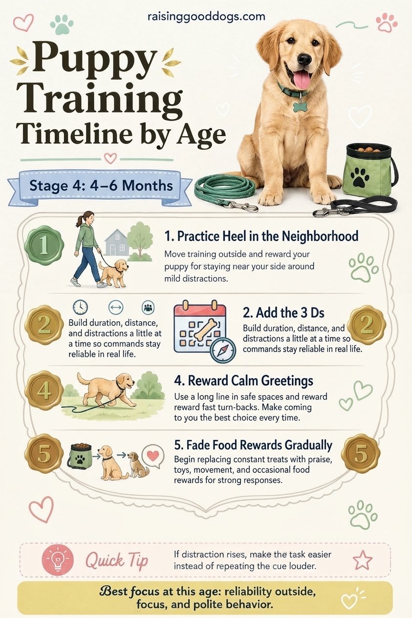 Puppy Training Timeline By Age: 5 Checkpoints That Actually Work