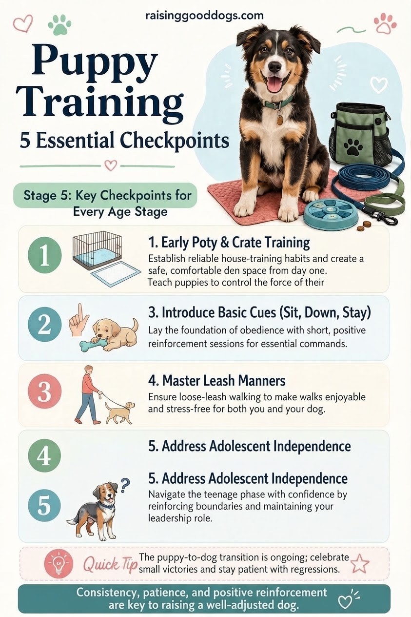 Puppy Training Timeline By Age: 5 Essential Checkpoints