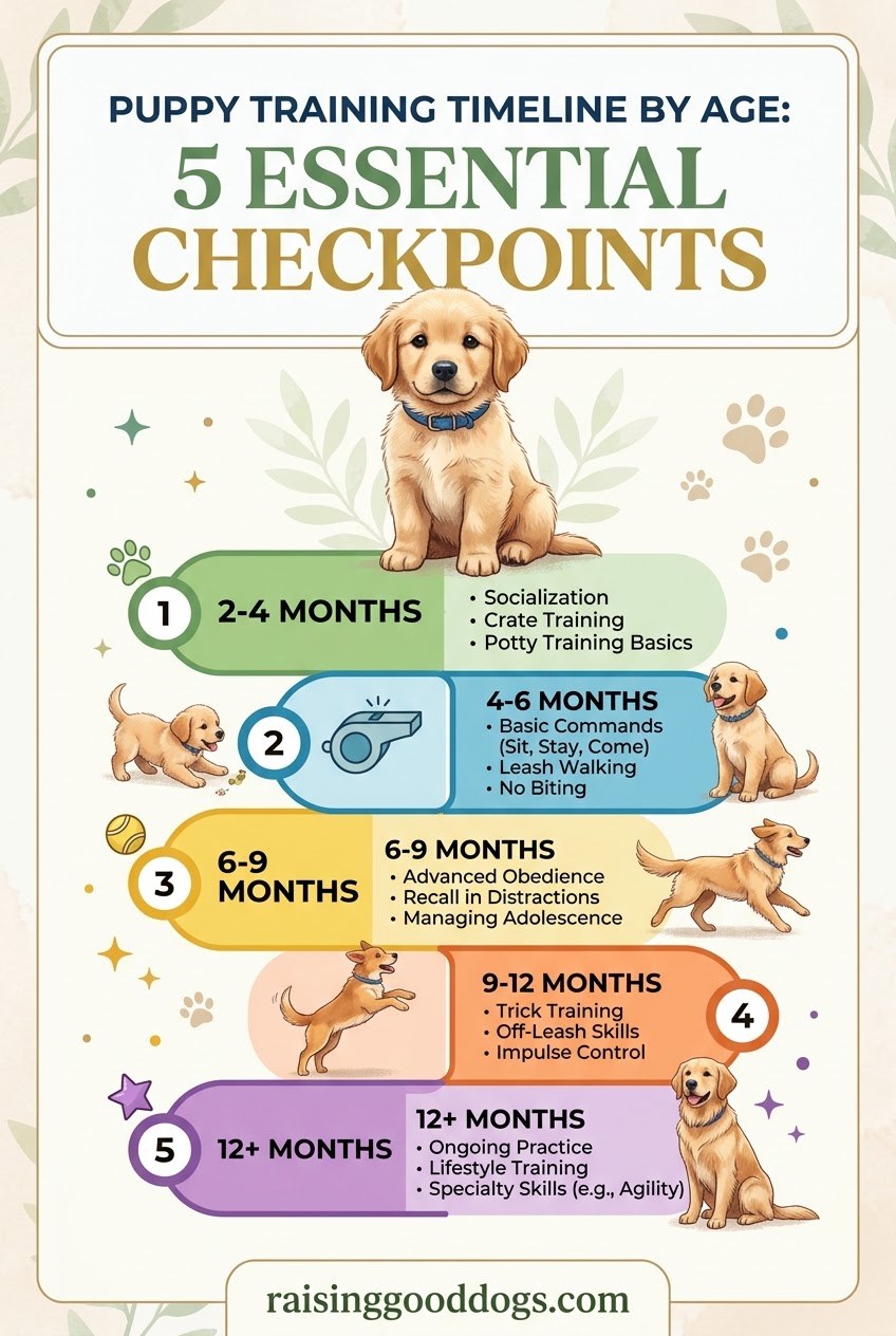 Puppy Training Timeline By Age: 5 Essential Checkpoints