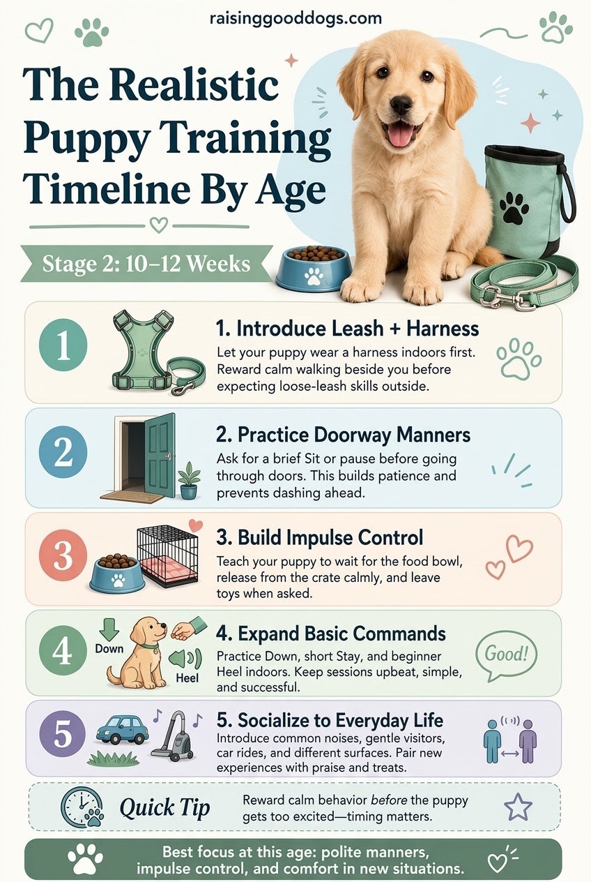 The Realistic Puppy Training Timeline By Age