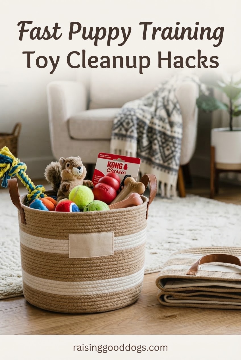 Fast Puppy Training Toy Cleanup Hacks