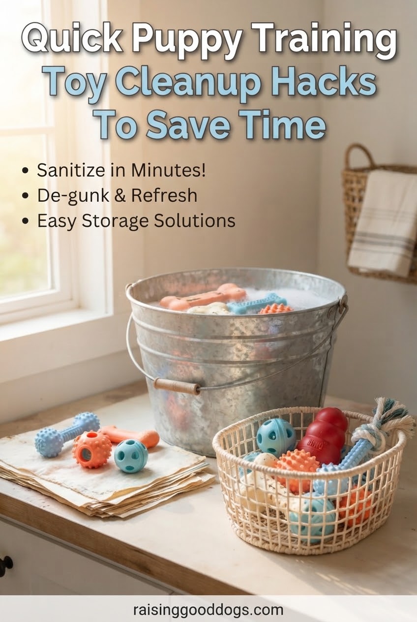 Quick Puppy Training Toy Cleanup Hacks To Save Time