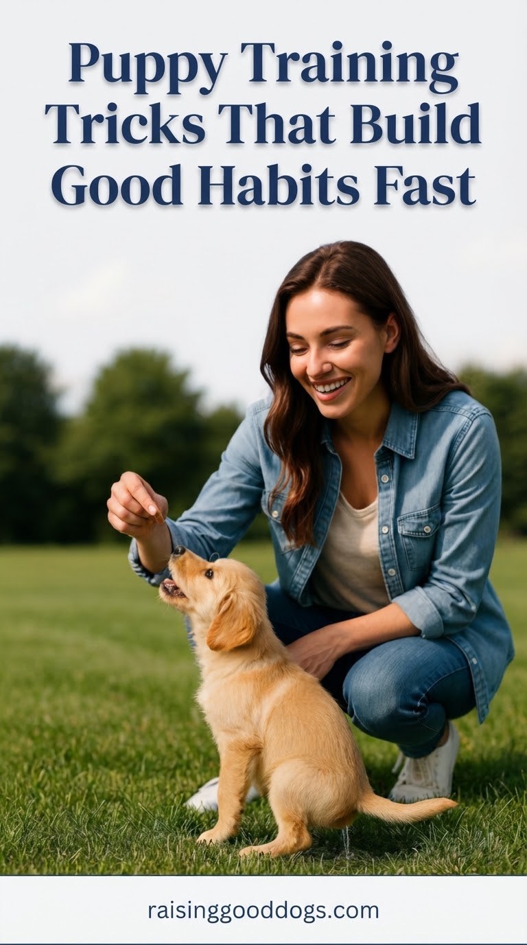 Puppy Training Tricks That Build Good Habits Fast