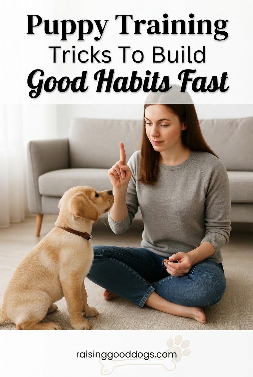 Puppy Training Tricks To Build Good Habits Fast
