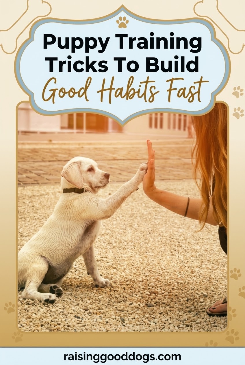 Puppy Training Tricks To Build Good Habits Fast