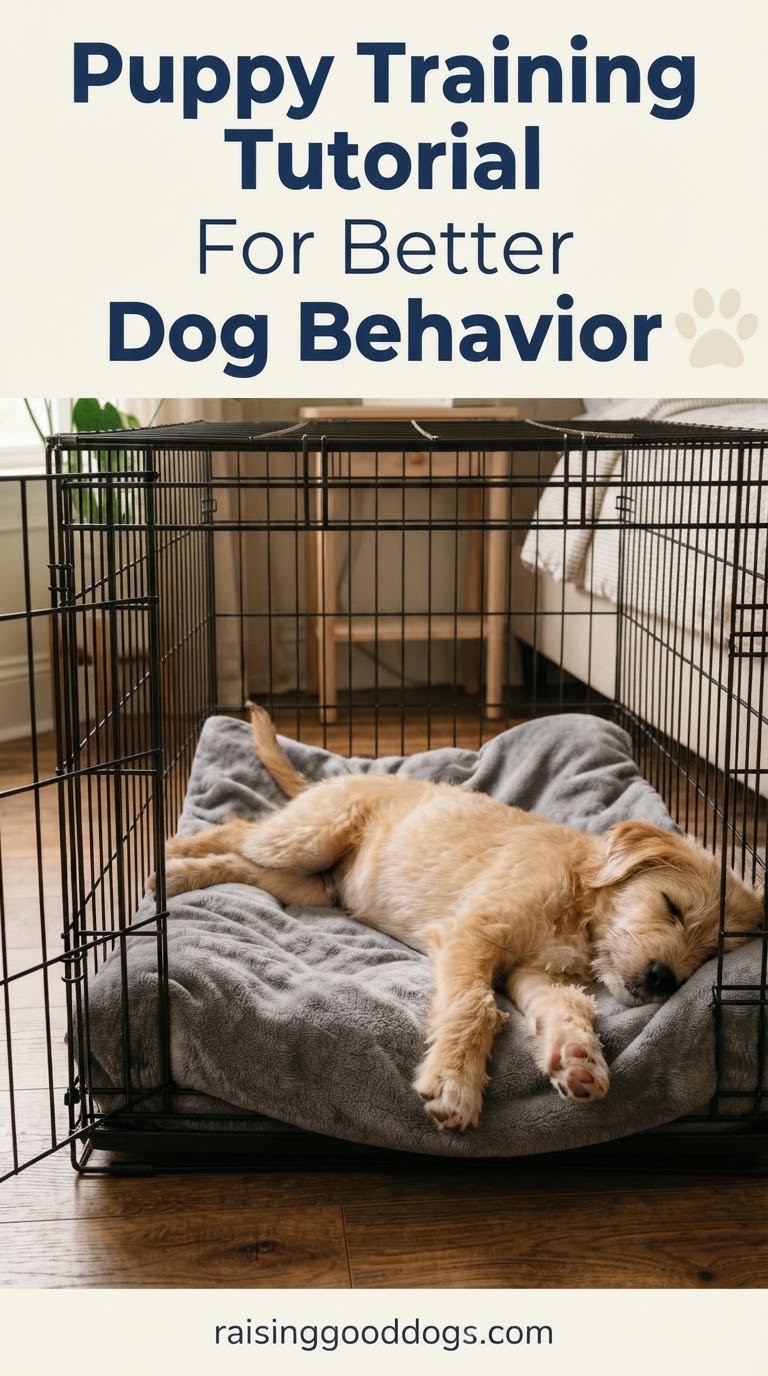 Puppy Training Tutorial For Better Dog Behavior