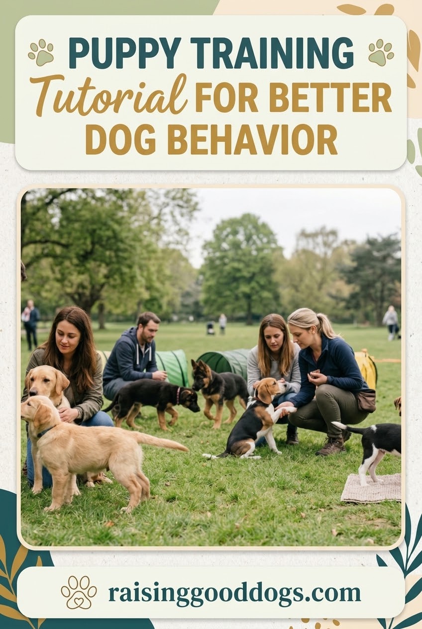 Puppy Training Tutorial For Better Dog Behavior