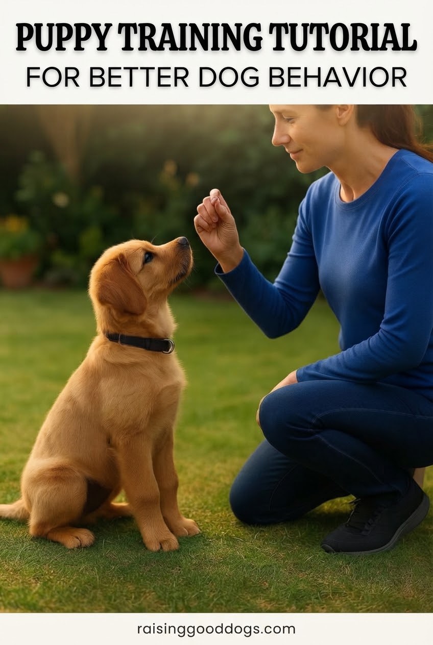 Puppy Training Tutorial For Better Dog Behavior