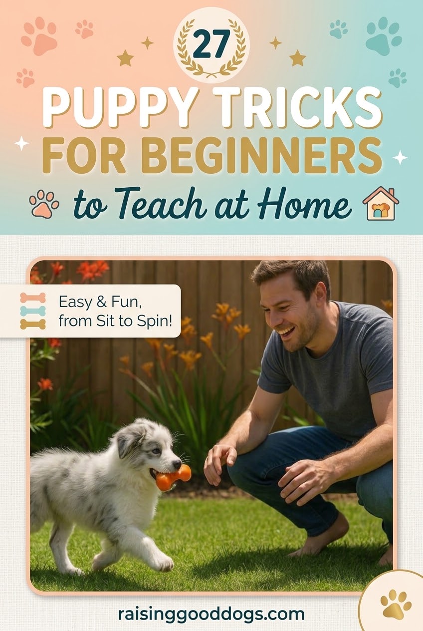 27 Puppy Tricks for Beginners to Teach at Home