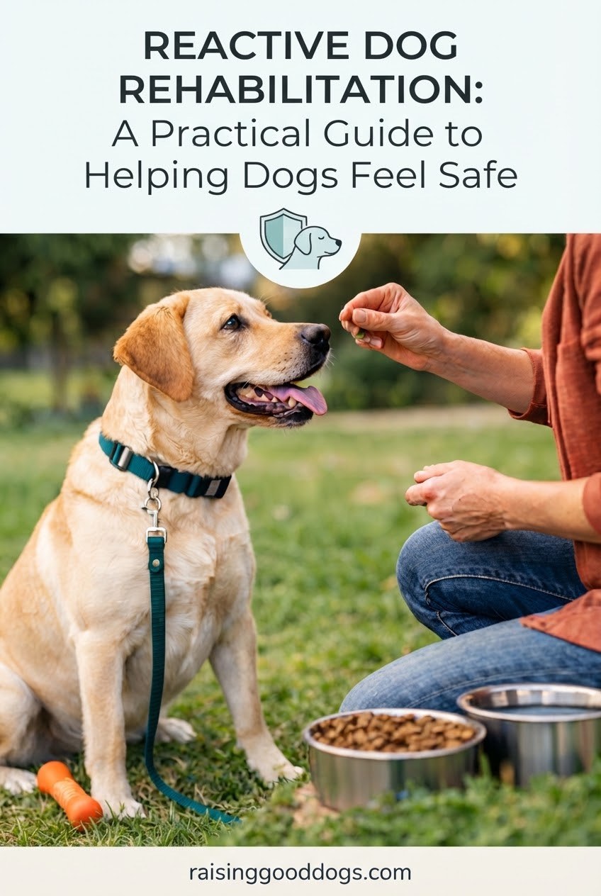 Reactive Dog Rehabilitation: A Practical Guide to Helping Dogs Feel Safe