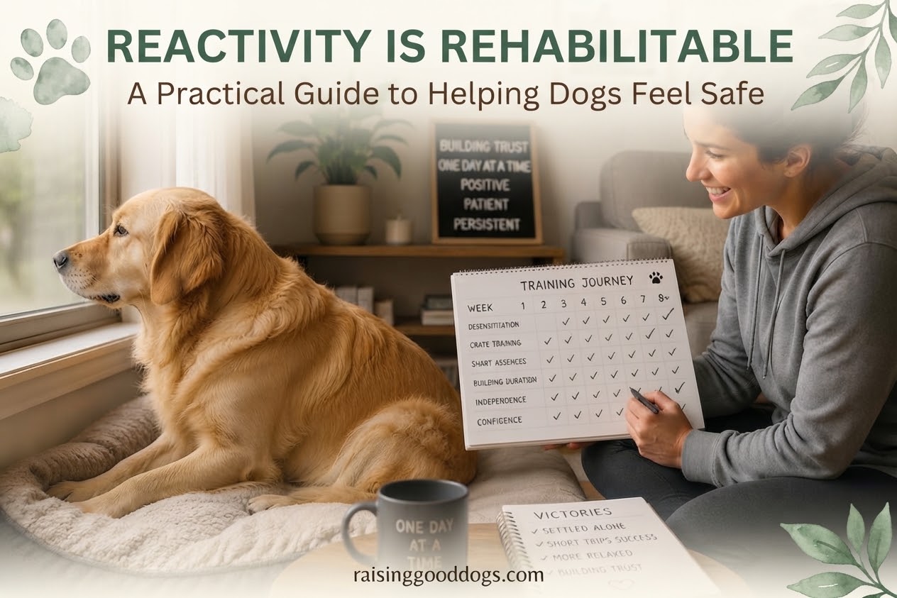 Reactive Dog Rehabilitation: A Practical Guide to Helping Dogs Feel Safe