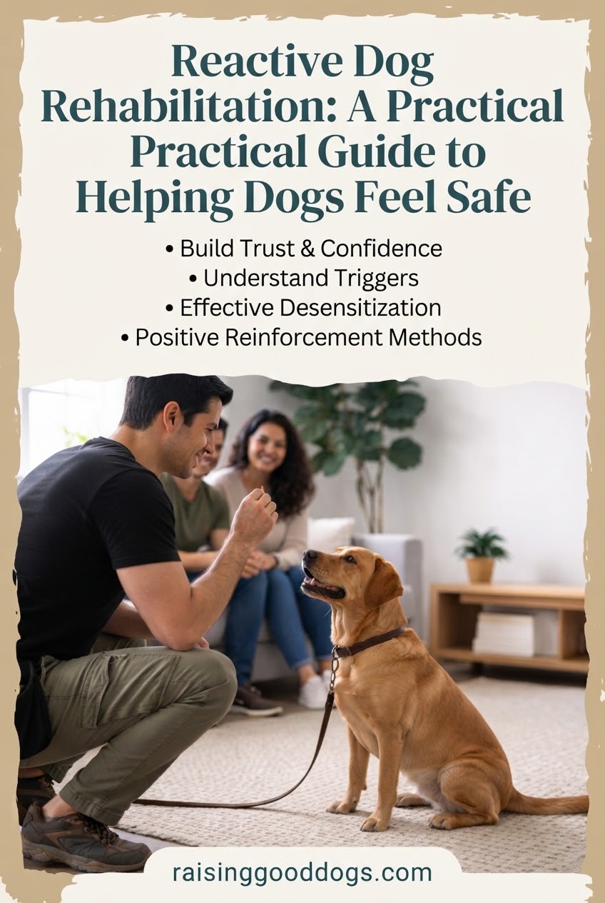 Reactive Dog Rehabilitation: A Practical Guide to Helping Dogs Feel Safe