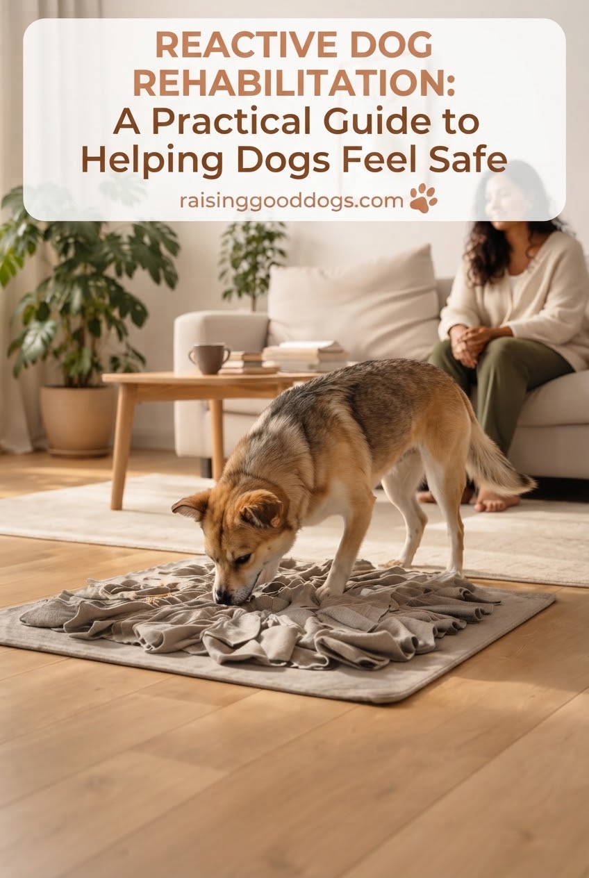 Reactive Dog Rehabilitation: A Practical Guide to Helping Dogs Feel Safe