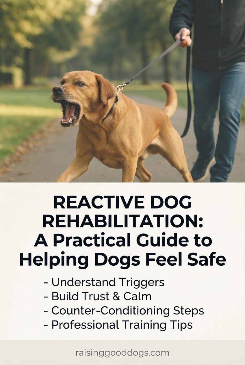 Reactive Dog Rehabilitation: A Practical Guide to Helping Dogs Feel Safe