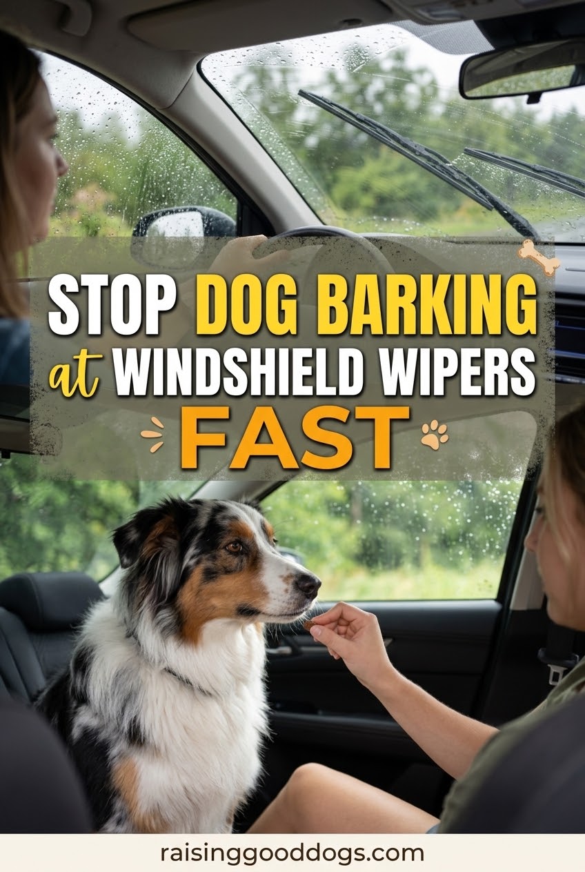 Stop Dog Barking at Windshield Wipers Fast