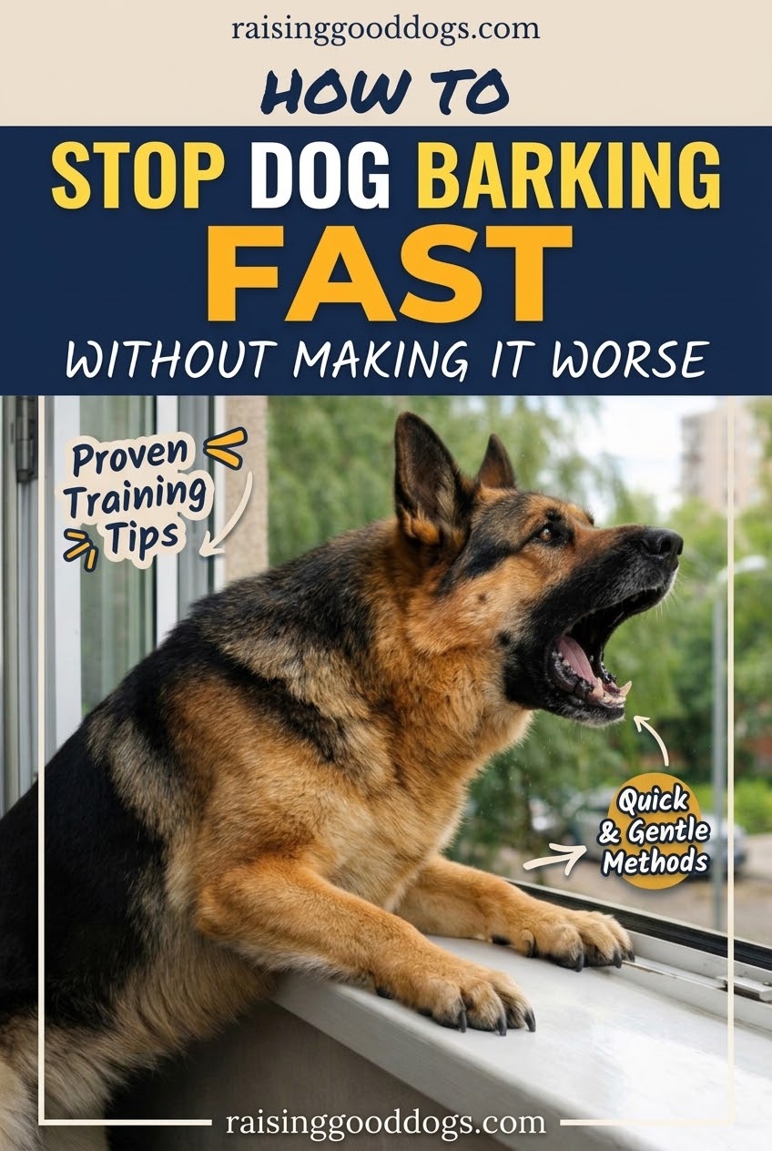 How to Stop Dog Barking Fast Without Making It Worse