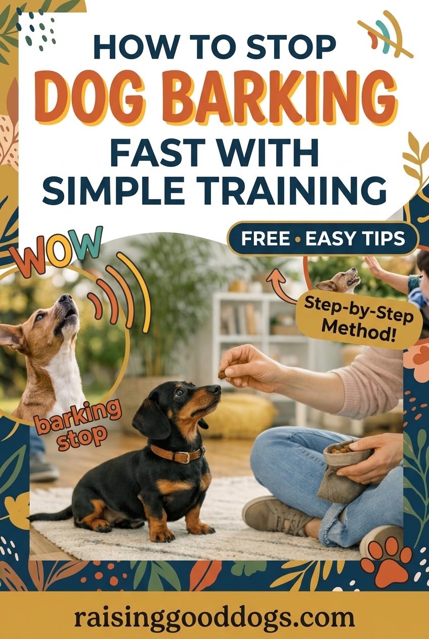 How to Stop Dog Barking Fast With Simple Training