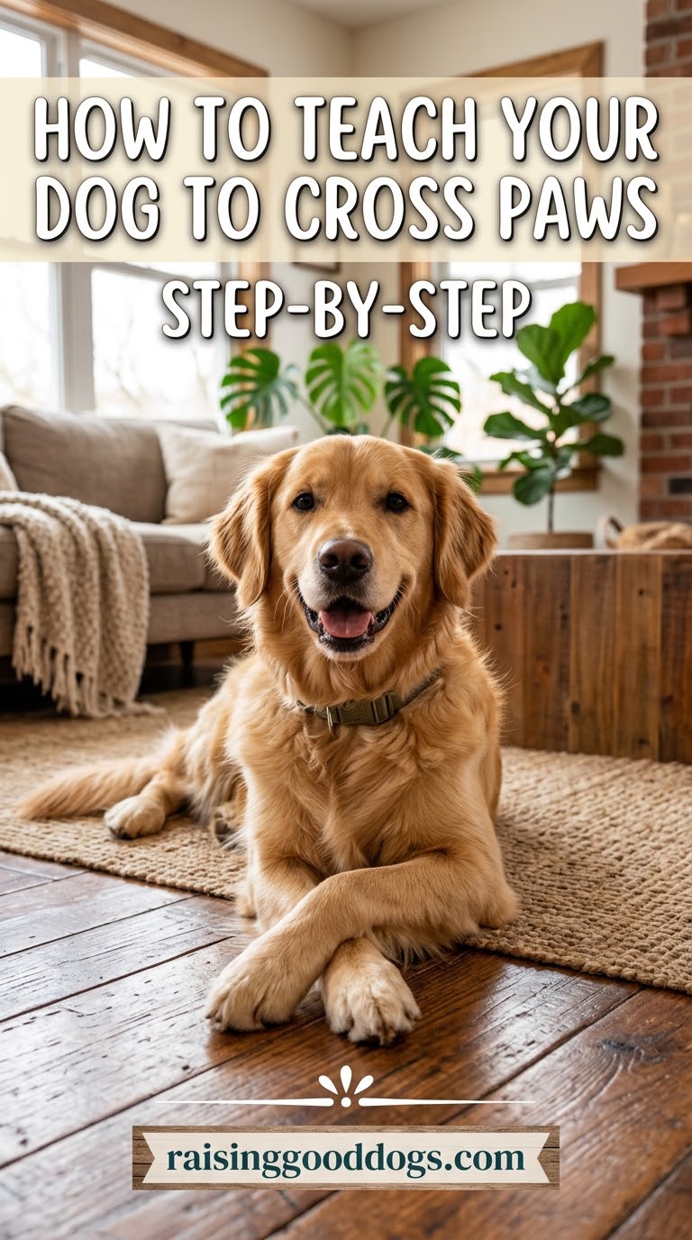 How to Teach Your Dog to Cross Paws Step-by-Step