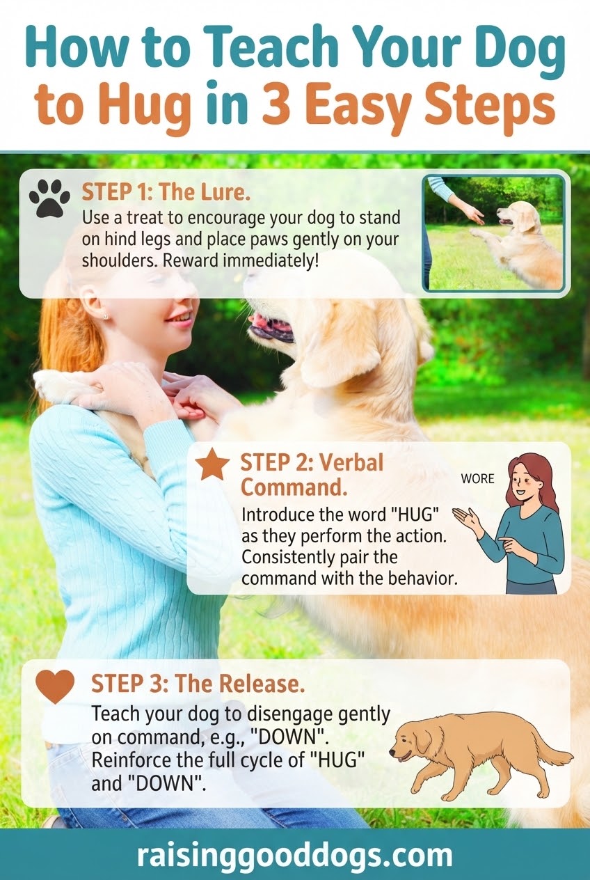 How to Teach Your Dog to Hug in 3 Easy Steps