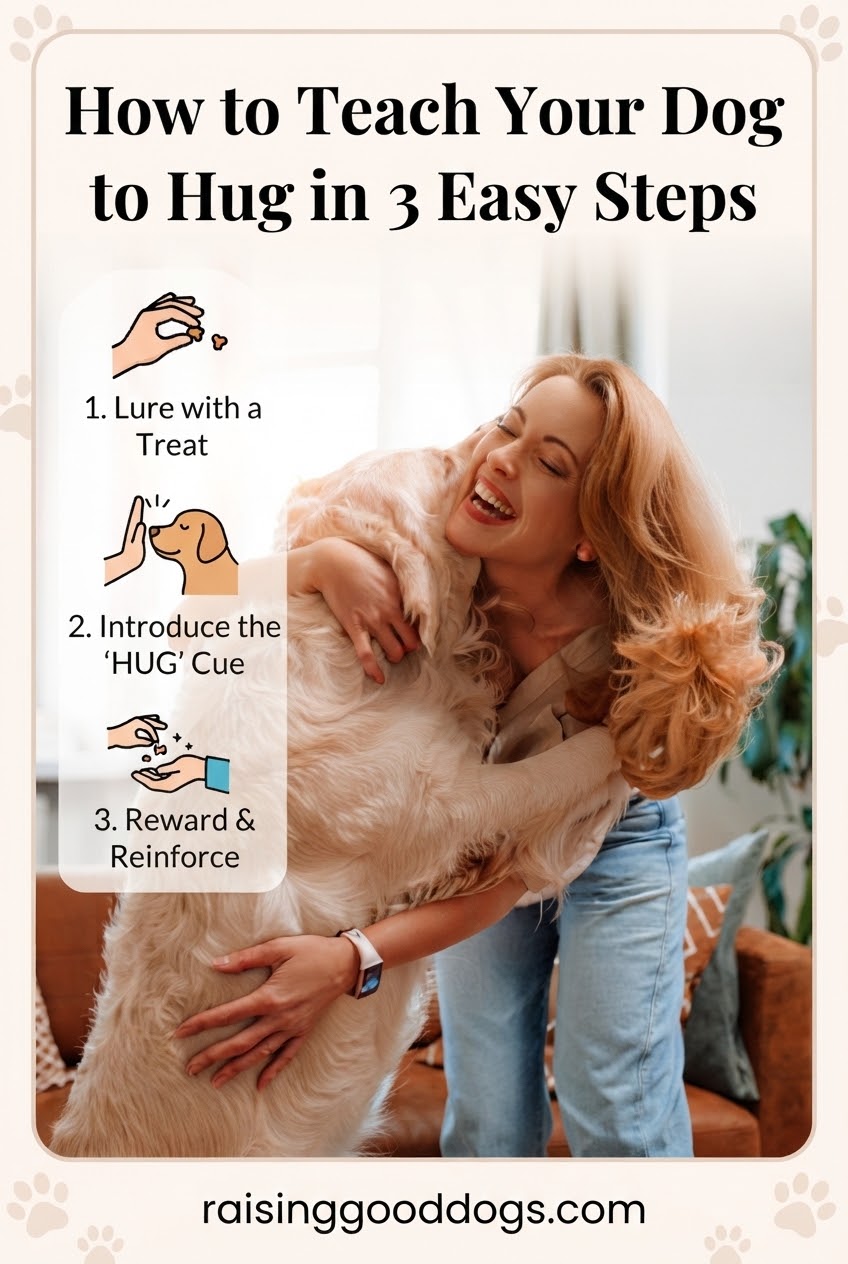 How to Teach Your Dog to Hug in 3 Easy Steps