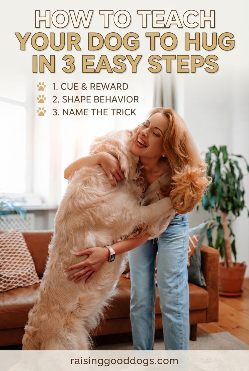 How to Teach Your Dog to Hug in 3 Easy Steps