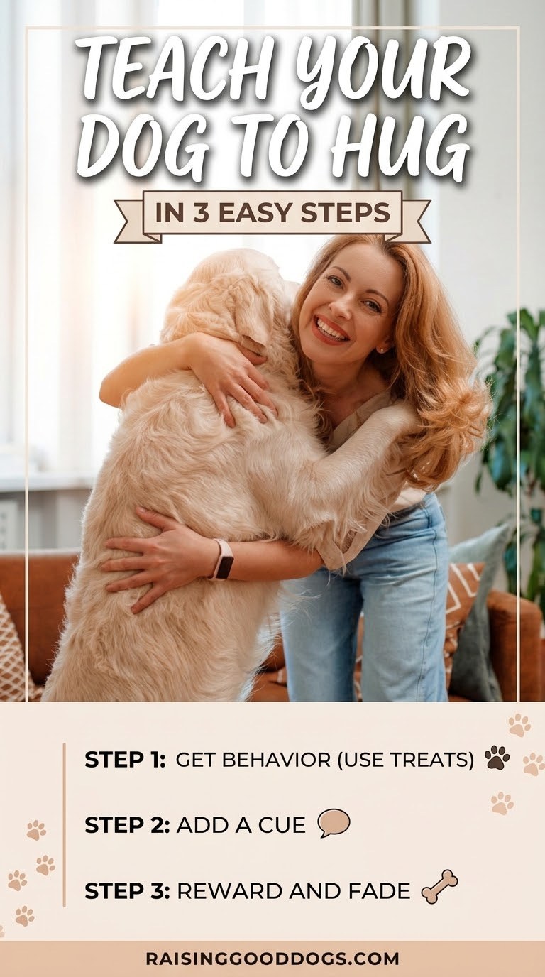 Teach Your Dog to Hug in 3 Easy Steps