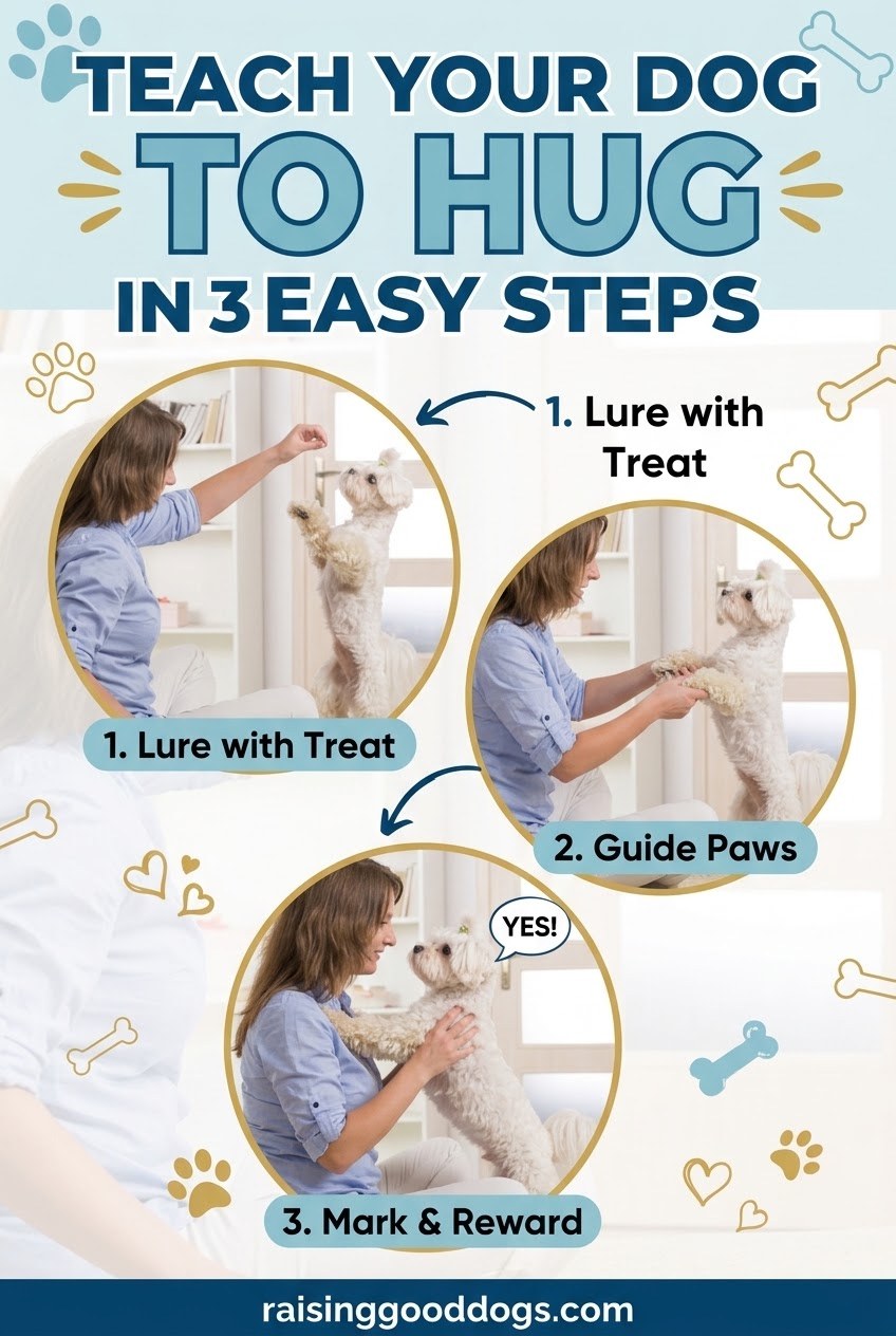 Teach Your Dog to Hug in 3 Easy Steps