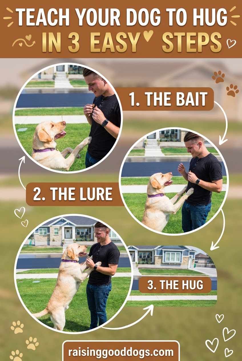 Teach Your Dog to Hug in 3 Easy Steps