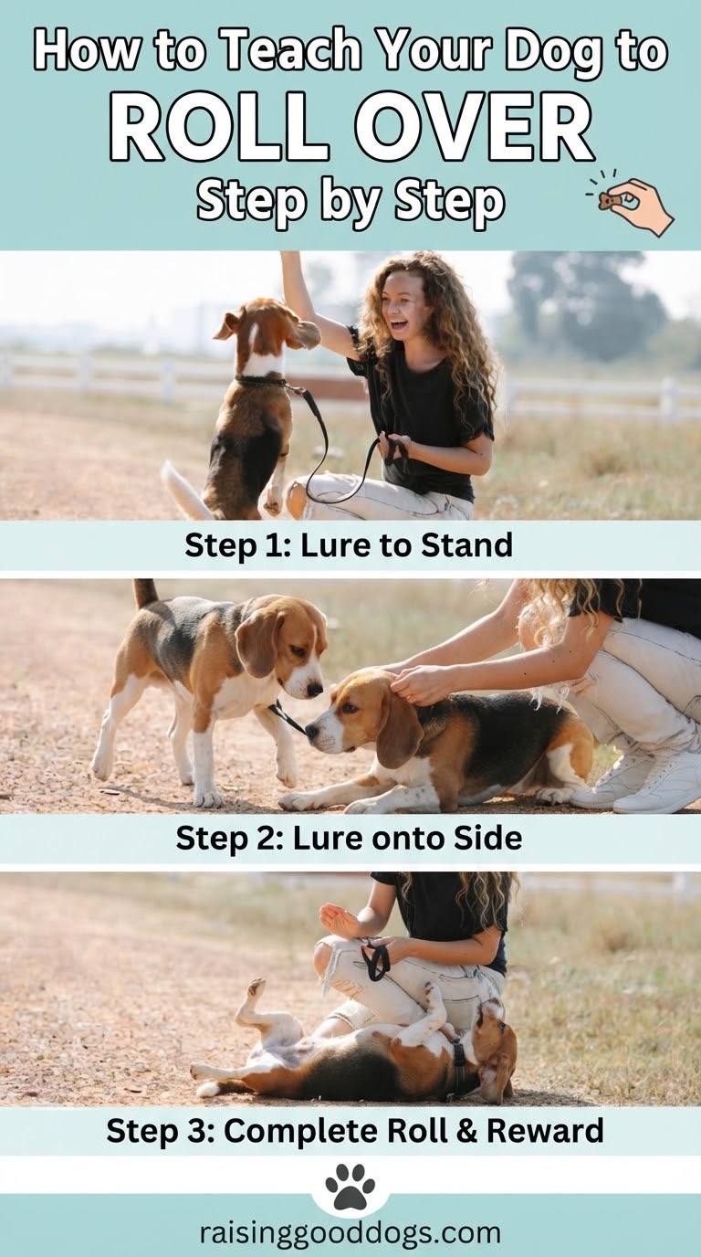 How to Teach Your Dog to Roll Over Step by Step