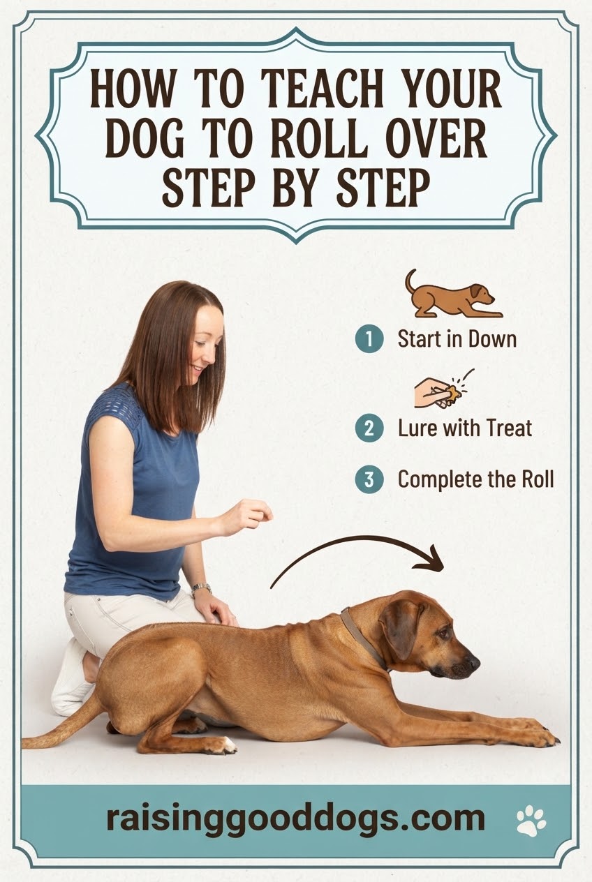 How to Teach Your Dog to Roll Over Step by Step