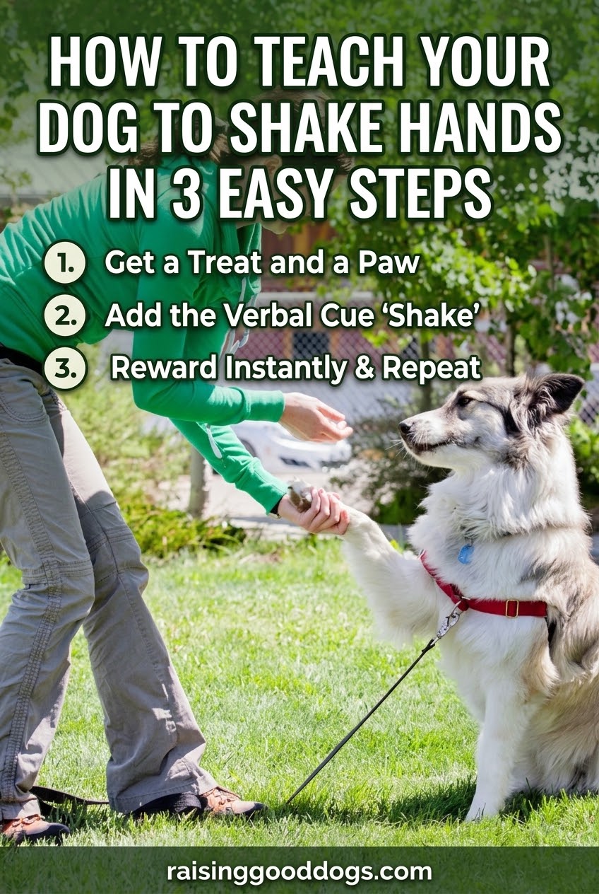 How to Teach Your Dog to Shake Hands in 3 Easy Steps
