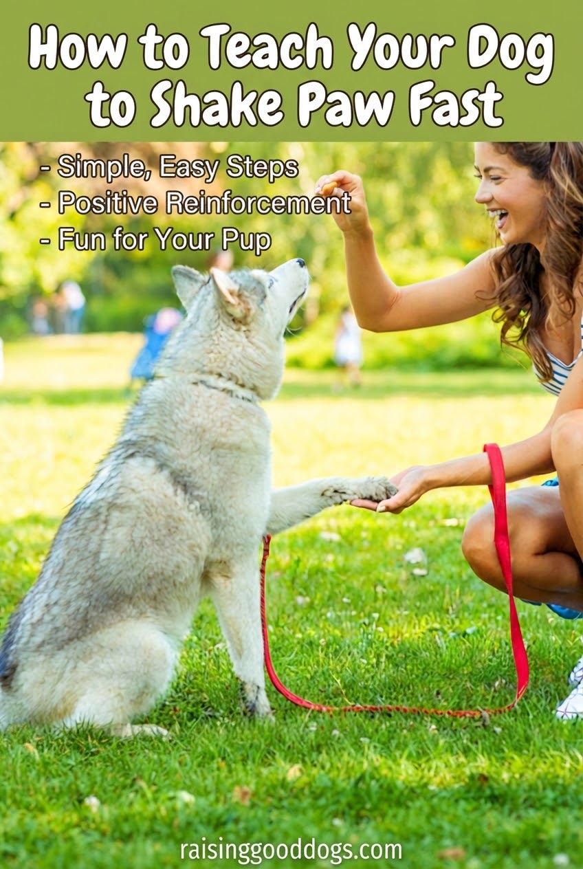 How to Teach Your Dog to Shake Paw Fast