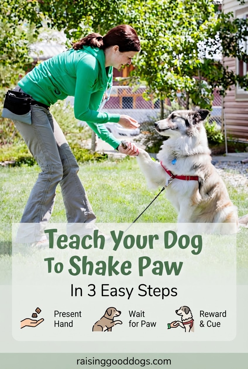 Teach Your Dog To Shake Paw In 3 Easy Steps