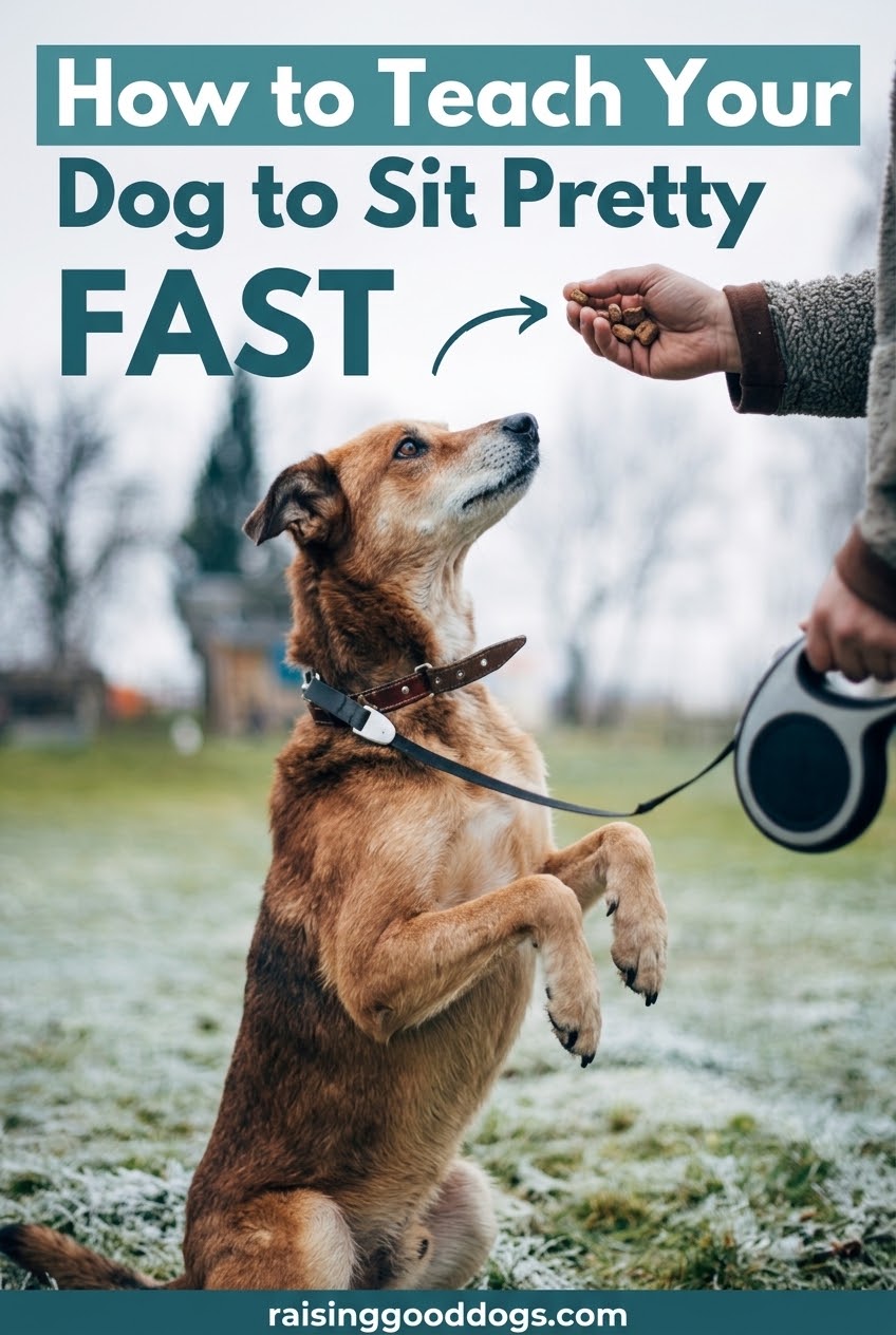 How to Teach Your Dog to Sit Pretty Fast