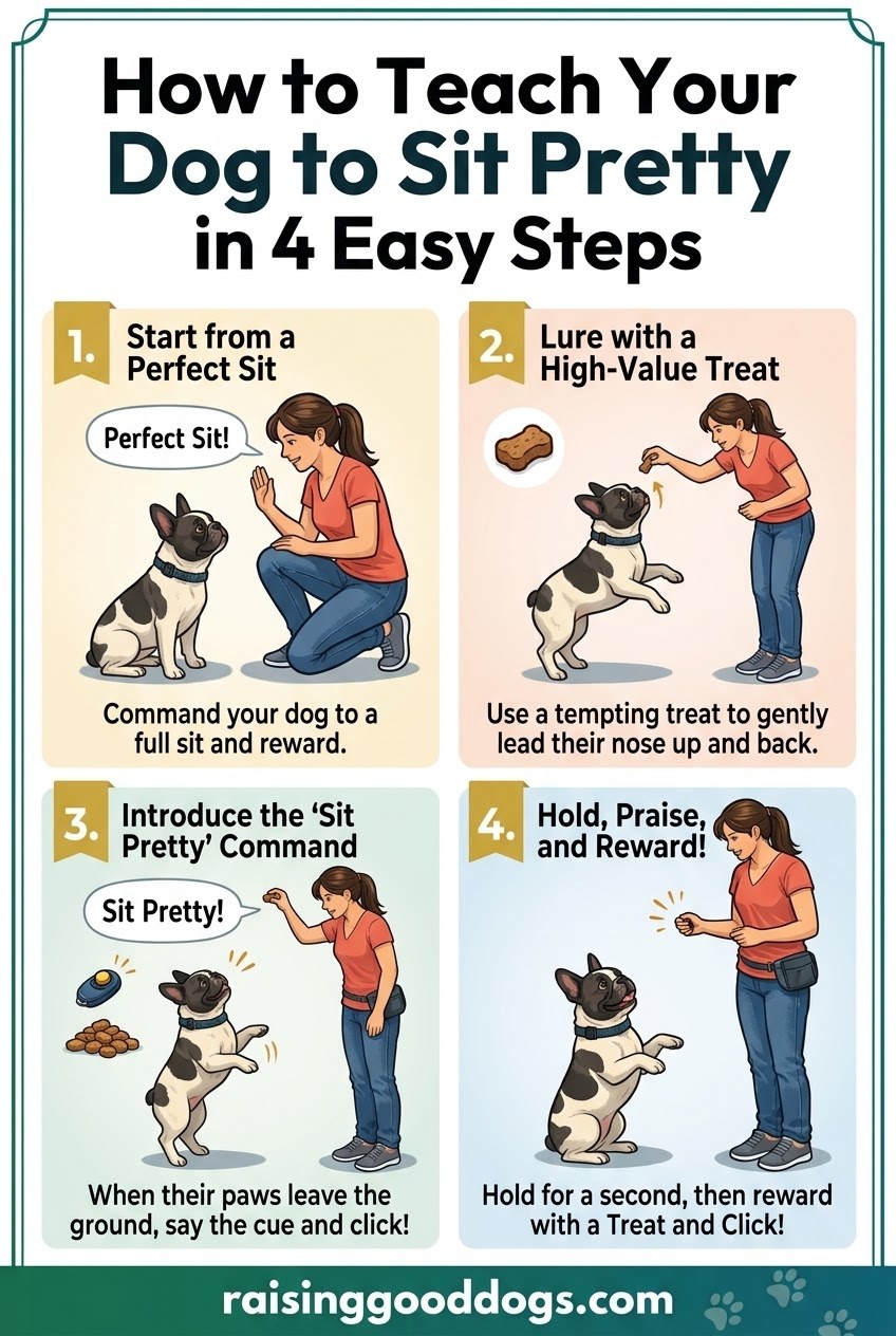 How to Teach Your Dog to Sit Pretty in 4 Easy Steps